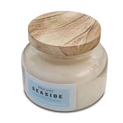 Zobrazit detaily pro Biela vonná sviečka v skle s vôňou mora Obrázky: Biela vonná sviečka v skle s vôňou mora