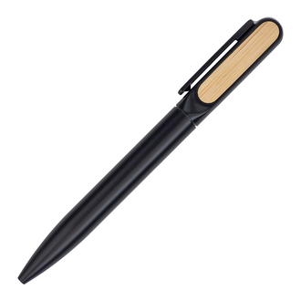 Obrázky: Čierne kovové gul.pero v obale, bambusová plocha, Obrázok 5
