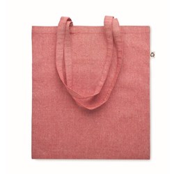 Obrázky: Červená nákupná taška z recyklovanej bavlny