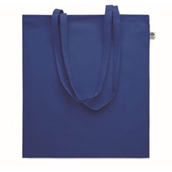 Obrázky: Nákupná taška z bio bavlny 180g, kráľ.modrá