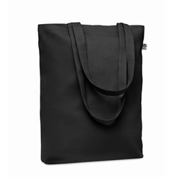 Obrázky: Nákupná taška z organickej bavlny 270g, čierna