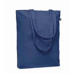 Obrázky: Nákupná taška z organickej bavlny 270g, modrá