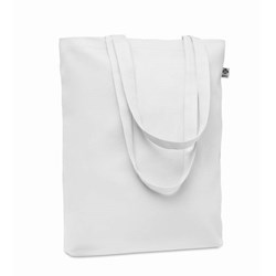 Obrázky: Nákupná taška z organickej bavlny 270g, biela