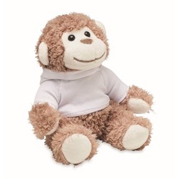 Obrázky: Plyš.opička v mikine s kapucňou na sublimáciu