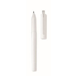 Obrázky: Biele gélové guličkové RPET pero, MN