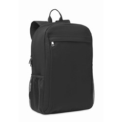 Obrázky: Čierny ruksak na 15palcový notebook, prané plátno