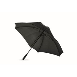 Obrázky: Čierny štvorcový automatický dáždnik