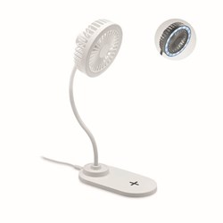 Zobrazit detaily pro Stolový ventilátor so svetlom a 10W nabíjačkou Obrázky: Stolový ventilátor so svetlom a 10W nabíjačkou