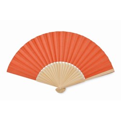 Obrázky: Oranžový vejár z bambusu a papiera