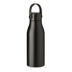 Zobrazit detaily pro Hliníková fľaša 650 ml čierna so silikón. pútkom Obrázky: Hliníková fľaša 650 ml čierna so silikón. pútkom