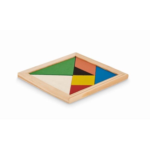 Obrázky: Drevená logická hra - puzzle Tangram, Obrázok 11