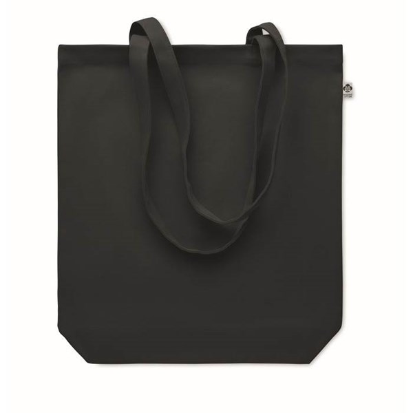 Obrázky: Nákupná taška z organickej bavlny 270g, čierna, Obrázok 2
