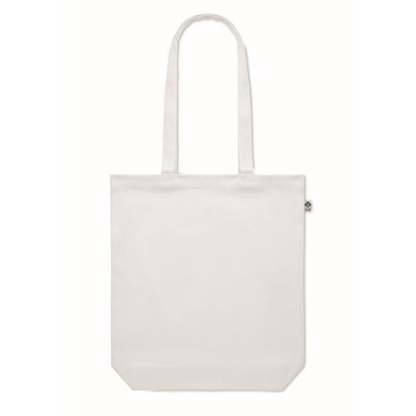 Obrázky: Nákupná taška z organickej bavlny 270g, biela, Obrázok 4