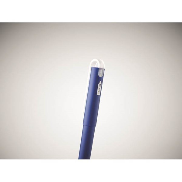 Obrázky: Modré gélové guličkové RPET pero, MN, Obrázok 4
