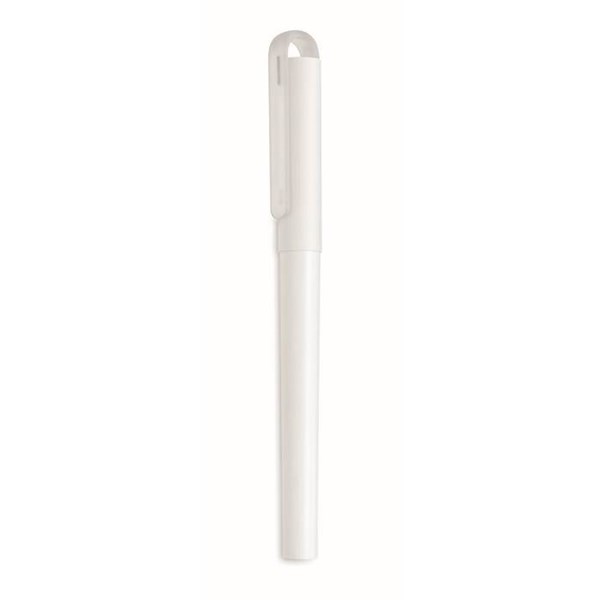 Obrázky: Biele gélové guličkové RPET pero, MN, Obrázok 2