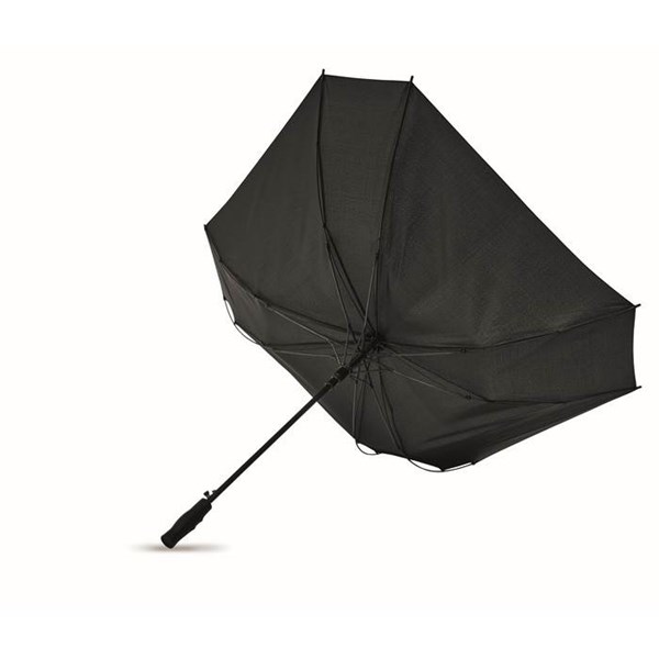 Obrázky: Čierny štvorcový automatický dáždnik, Obrázok 6