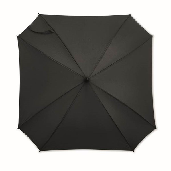 Obrázky: Čierny štvorcový automatický dáždnik, Obrázok 9