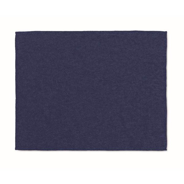 Obrázky: Modrá flísová deka RPET 280 gr/m² s komplimentkou, Obrázok 5