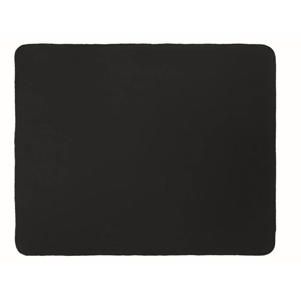 Obrázky: Čierna RPET flísová deka 130 gr/m², Obrázok 3