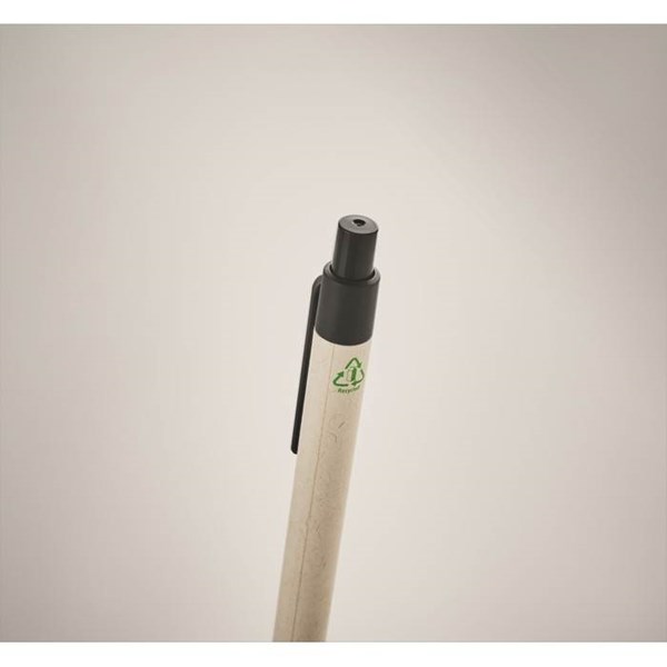 Obrázky: Recyklované guličkové pero čierne doplnky, Obrázok 2