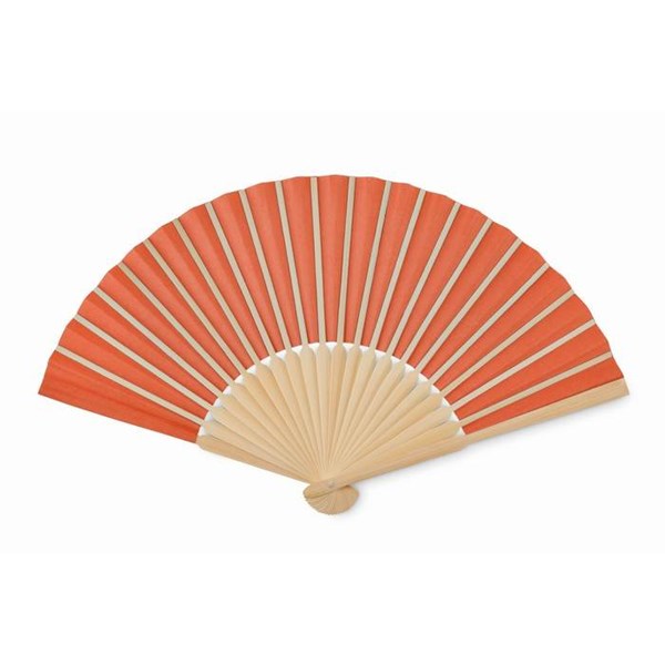 Obrázky: Oranžový vejár z bambusu a papiera, Obrázok 2
