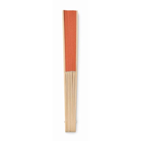 Obrázky: Oranžový vejár z bambusu a papiera, Obrázok 3