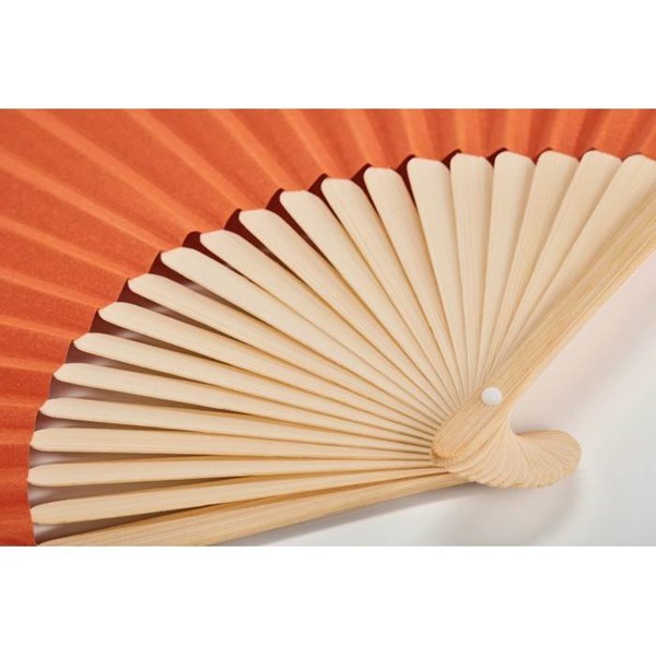 Obrázky: Oranžový vejár z bambusu a papiera, Obrázok 4