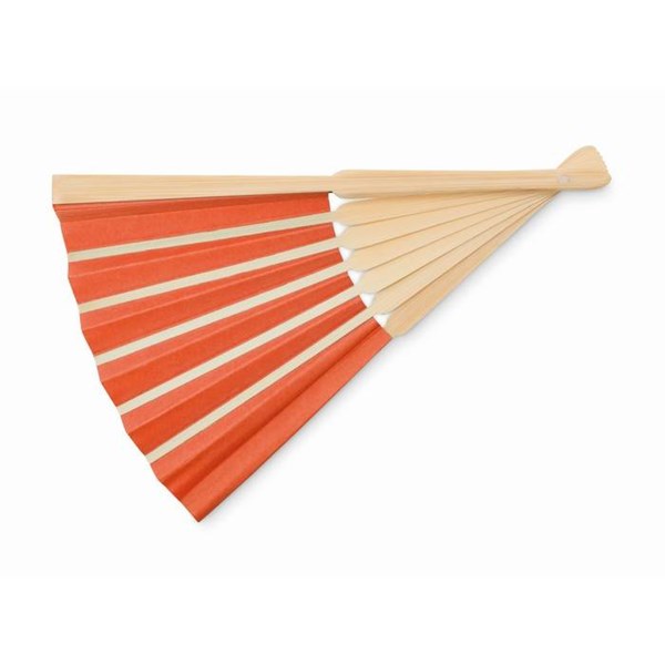 Obrázky: Oranžový vejár z bambusu a papiera, Obrázok 6