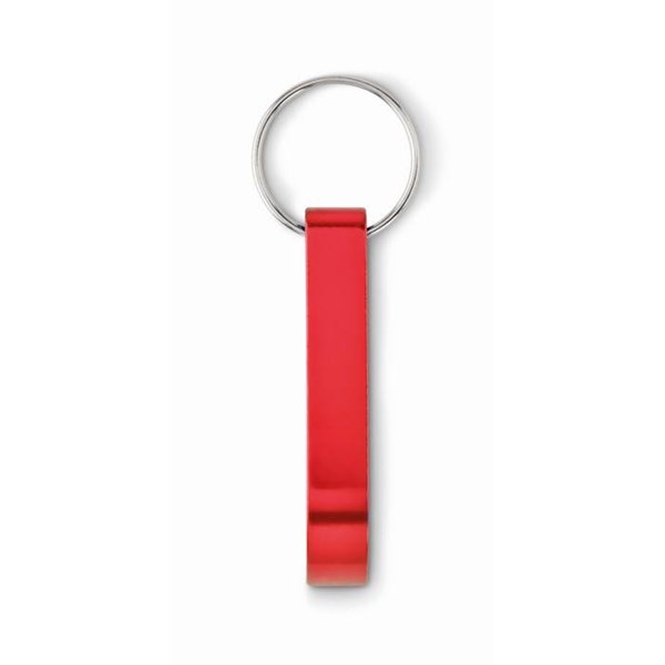 Obrázky: Červená kľúčenka /otvárač z recyklovaného hliníka, Obrázok 5