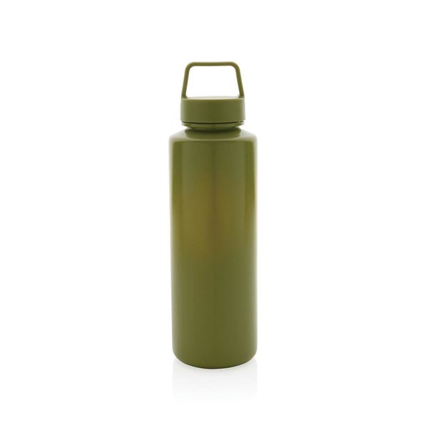Obrázky: Fľaša na vodu s madlom z RPP 500 ml zelená, Obrázok 2