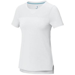Obrázky: Dámske tričko cool fit ELEVATE Borax, biele, XL