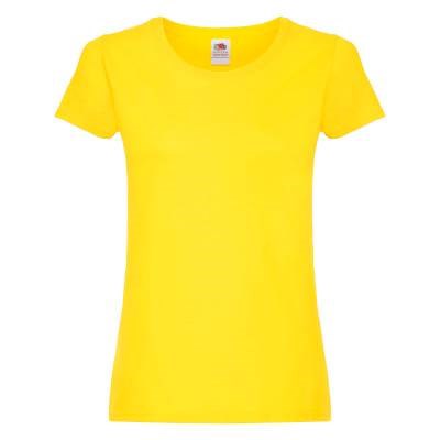 Obrázky: Dámske tričko ORIGINAL 145, žlté S
