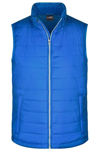 Obrázky: Pánska prešívaná vesta J&N, kráľovsky modrá XL