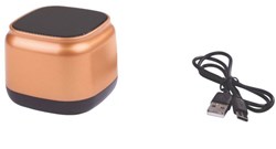 Zobrazit detaily pro Hnedý bluetooth reproduktor 3W s dosahom až 10 m Obrázky: Hnedý bluetooth reproduktor 3W s dosahom až 10 m