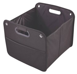 Zobrazit detaily pro Kompaktný čierny skladací box do auta z polyesteru Obrázky: Kompaktný čierny skladací box do auta z polyesteru