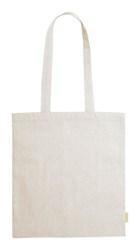 Obrázky: Nákupná taška z recykl. bavlny 120g, prírodná