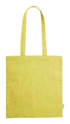 Obrázky: Nákupná taška z recykl. bavlny 120g, žltá