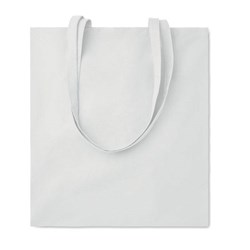 Obrázky: Biela nákup. taška,dlhé uši, BIO BA 180 gr/m²