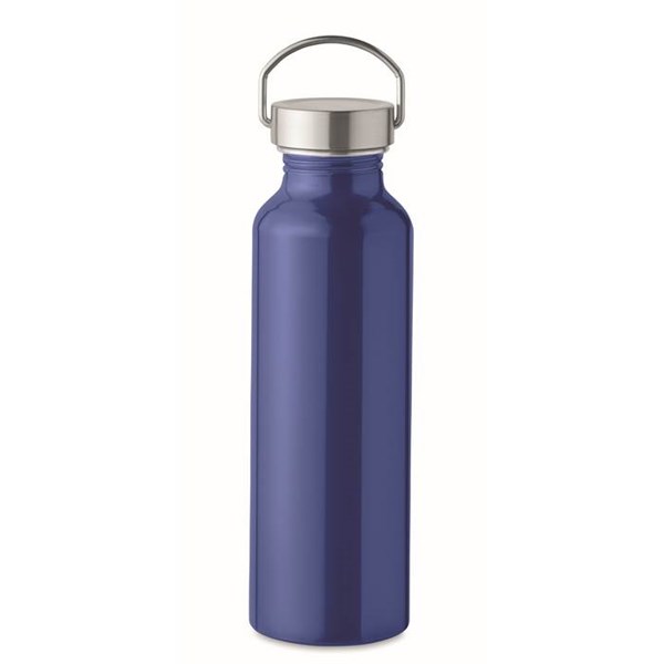 Obrázky: Modrá fľaša z recykl. hliníka 500ml