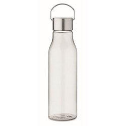 Obrázky: Transparentná fľaša z RPET 600 ml s nerez.viečkom
