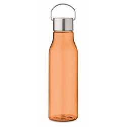 Zobrazit detaily pro Oranžová fľaša z RPET 600 ml s nerez.viečkom Obrázky: Oranžová fľaša z RPET 600 ml s nerez.viečkom
