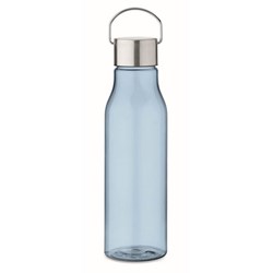 Obrázky: Sv.modrá fľaša z RPET 600 ml s nerez.viečkom