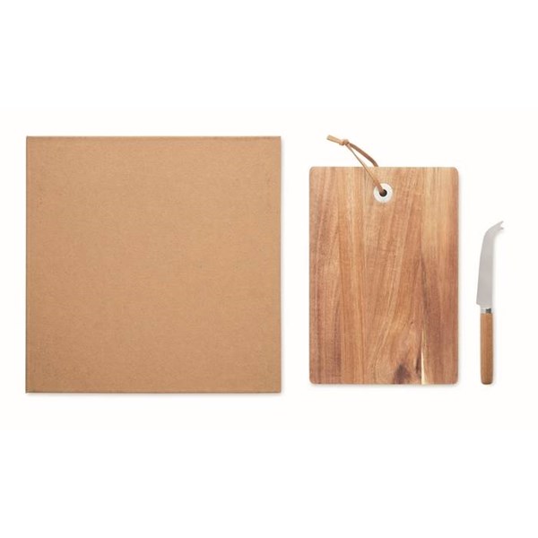 Obrázky: Sada podložky z agátového dreva a noža na syr, Obrázok 9