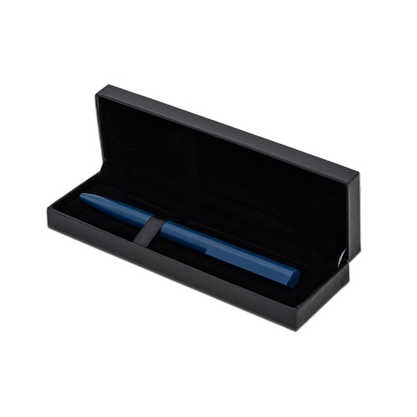 Obrázky: Tm. modré guličkové pero z dvoch materiálov, Obrázok 2