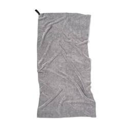 Obrázky: Šedý športový uterák VINGA z GRS RPET 140x70cm