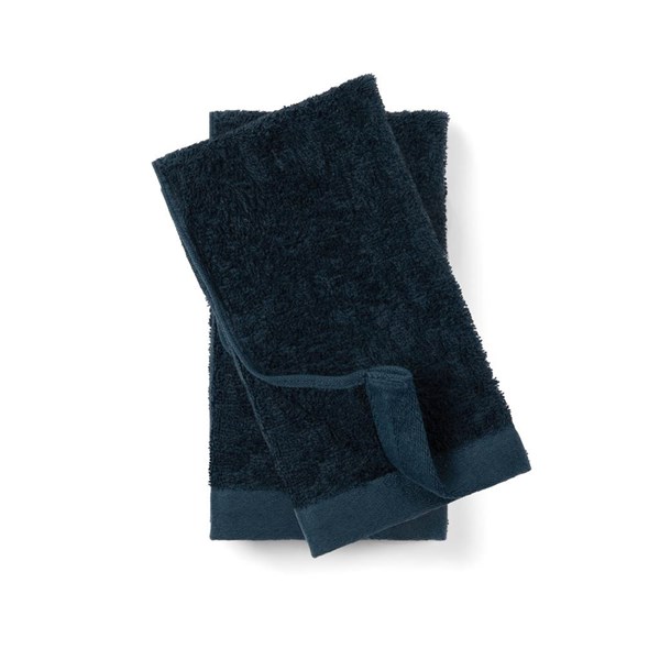 Obrázky: Modrý uterák VINGA Birch 40x70 cm, Obrázok 2