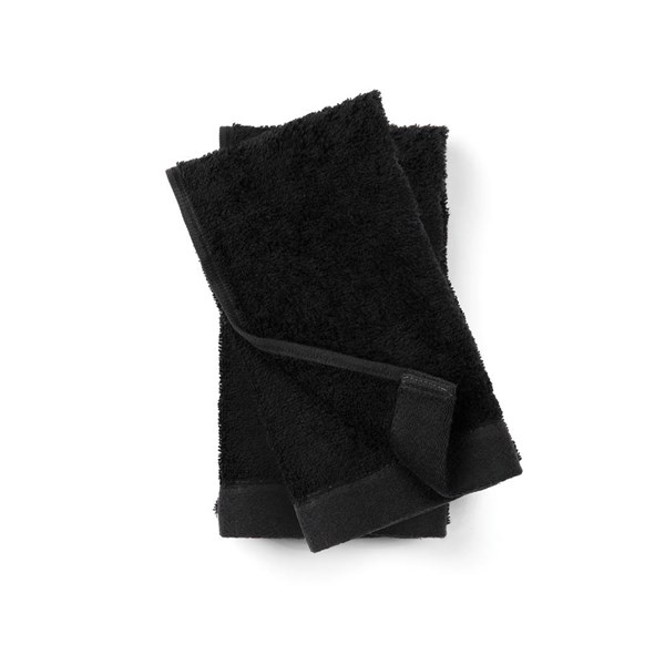 Obrázky: Čierny uterák VINGA Birch 40x70 cm, Obrázok 2