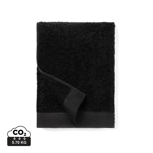 Obrázky: Čierny uterák VINGA Birch 70x140 cm, Obrázok 6