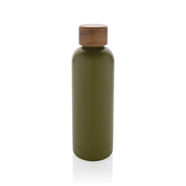 Obrázky: Zelená termofľaša Wood 0,5 l,recykl.nerez oceľ, Obrázok 10