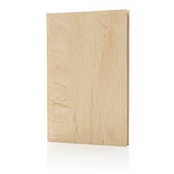 Obrázky: Zápisník A5 s tvrdým obalom,dekor svetlého dreva